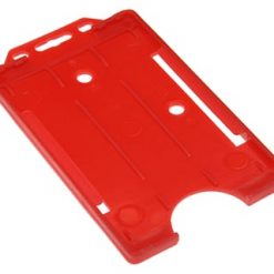 open face rigid card holder