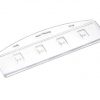 Polycarbonate 1/2 Card Holder for Swipe Cards (100 pcs)