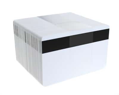 Signature panel pvc blank cards white 