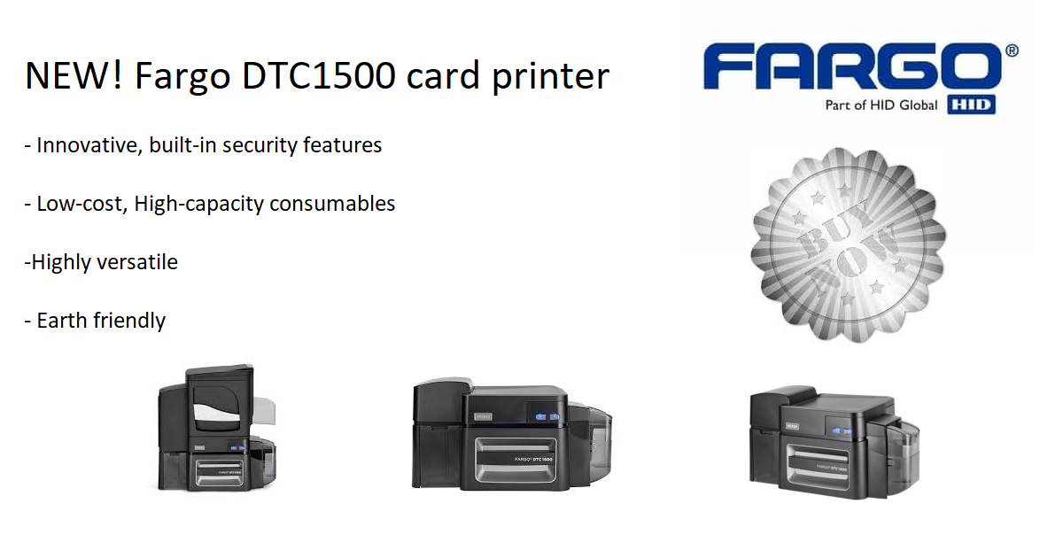 New! Fargo DTC1500 Printer available now from