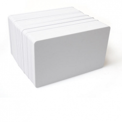 Dyestar Blank White Plastic Cards (Pack of 100)